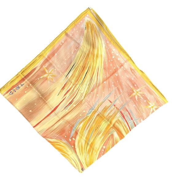 HERMES Feux Du Ciel Scarf - Excellent Condition - RARE/Vintage with Box - Picture 8 of 10